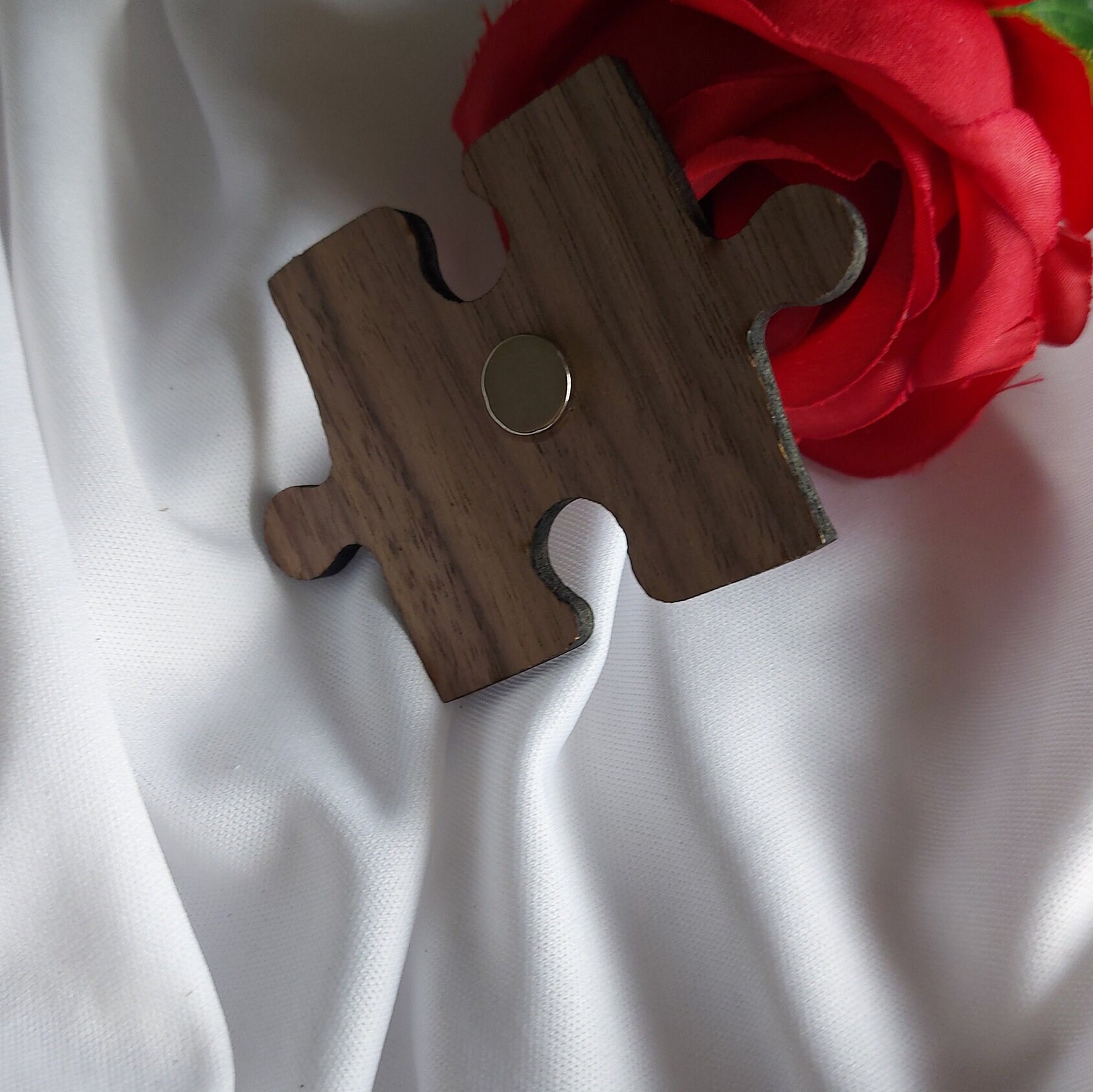 Personalised My Missing Piece Jigsaw, keepsake magnet, Valentines Gift, Romantic Present for Him Her, Wedding/Anniversary present Girlfriend - Image 8