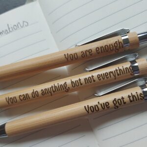 Dad Gift, Best Daddy, Christmas Stocking Filler, Mens Birthday, Personalised Bamboo Pen, from the children